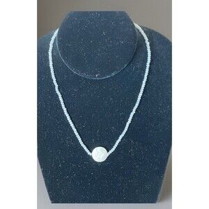 Belacqua Faceted Blue Aquamarine Cultured Large Freshwater Pearl Station 925